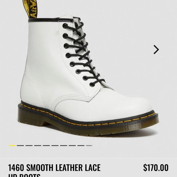 White Dr. Marten’s boots size 9 - Picture 1 of 4